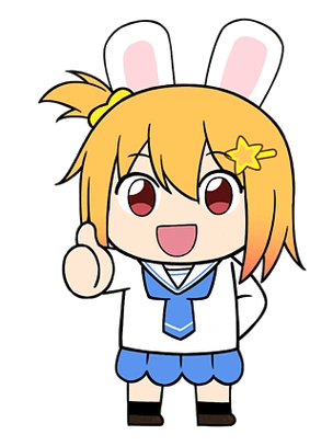 新春兔年另类可爱水手服兔子拟人插画ip民族人物系列常用q版卡通人物