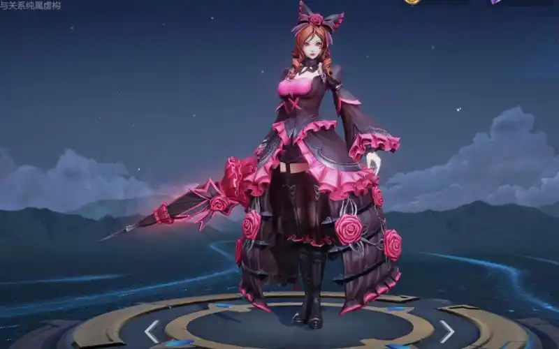 王者荣耀哥特玫瑰露娜