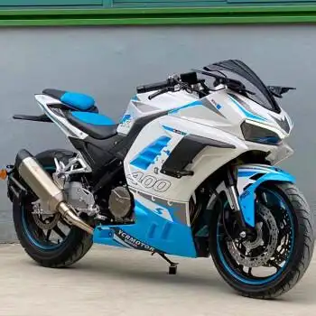 新款蛟龙二代火牙400cc摩托车跑车重型机车双缸水冷全国可上牌火牙400