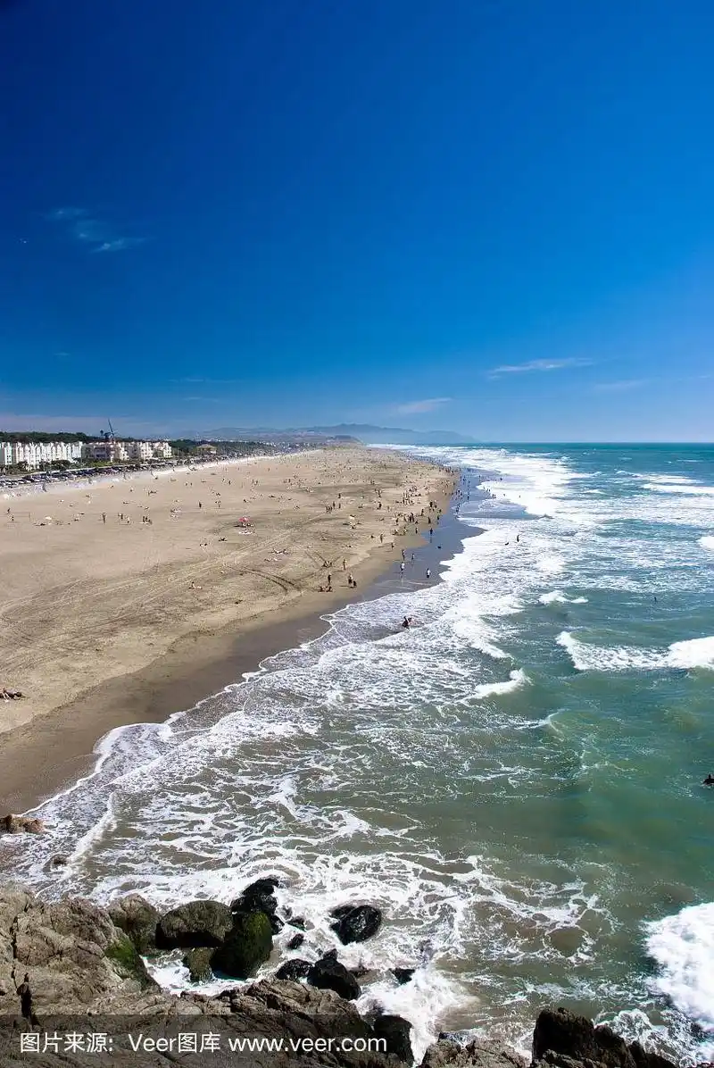 旧金山的海洋海滩