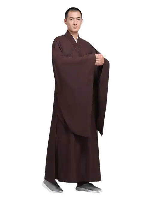 出家人穿的衣服海青居士服麻纱透气夏法会佛教僧服男女同款海清 大