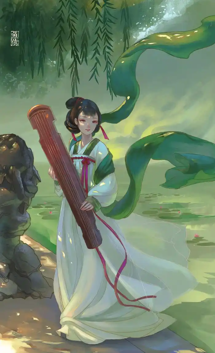 古风,手绘,美人