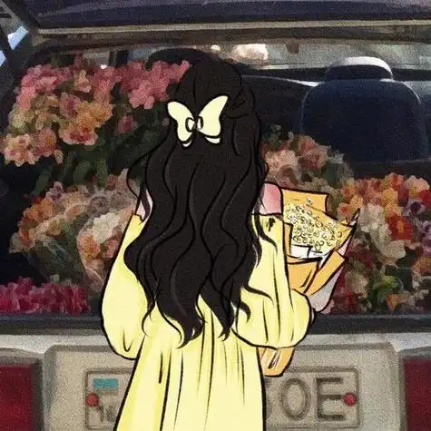 简约手绘背影头像 手绘头像图片大全 -【爱个性】