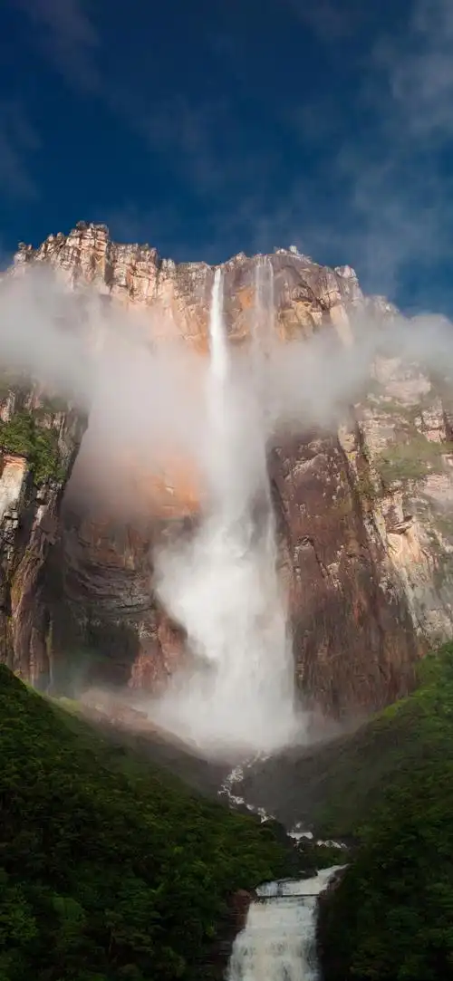 壁纸 风景 旅游 瀑布 山水 桌面 690_1494 竖版 竖屏 手机