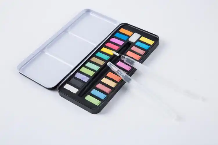 固体水粉颜料套装 12色 18色 24色水粉粉饼套装