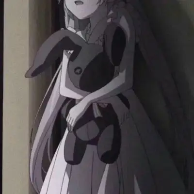 丧系黑白动漫女头,高清好看的二次元黑白女头丧系图片_女生头像_美头