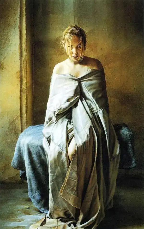 匈牙利超现实主义画家艾斯特凡·桑多菲人体油画欣赏_艺术