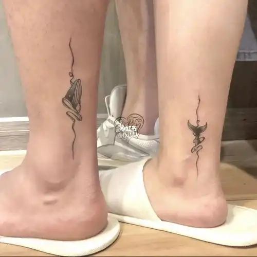 有头有尾有始有终～(独一无二哦)#我的纹身分享  #纹身  #情侣纹身