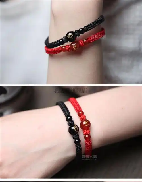 带姓名珠子手链 姓名手链名字手串带名字的送男女朋友闺蜜小饰品自律