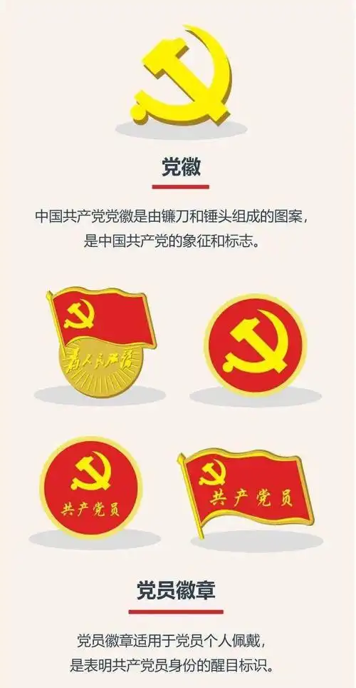 自觉维护党徽尊严:正确区分党徽和党员徽章