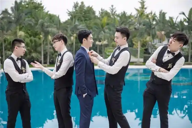 伴郎团黄金穿搭法则,这样的伴郎团谁不想拥有!