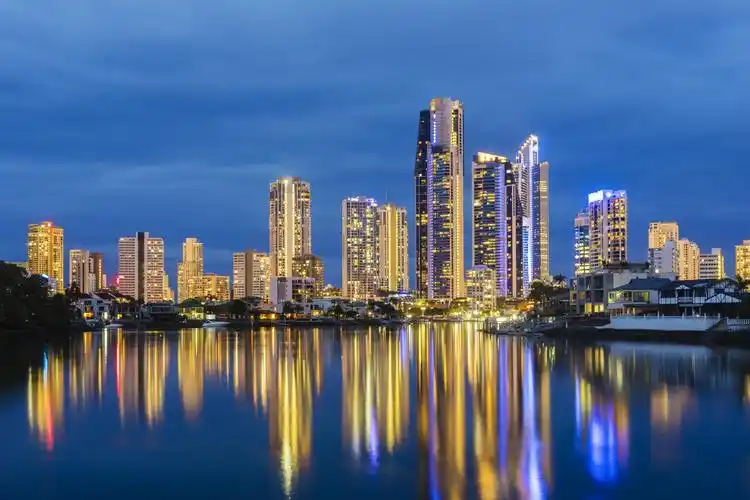 澳大利亚,摩天大楼,河流,傍晚,墨尔本,,城市,照片,2560x1706