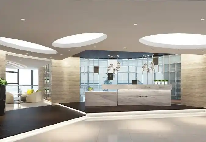 公司大门口造型装修效果图