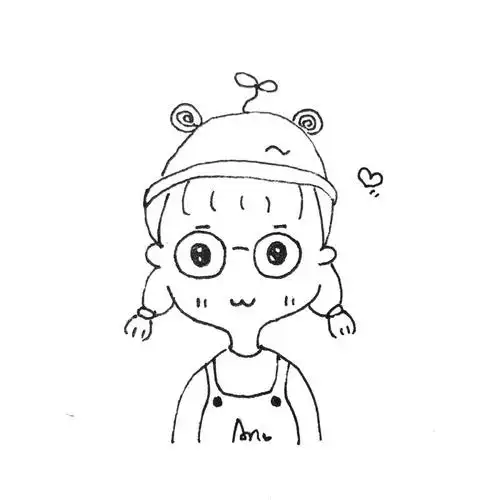 简笔画女孩小女孩的简笔画教程小女孩头像简笔画三岁小朋友简笔画图