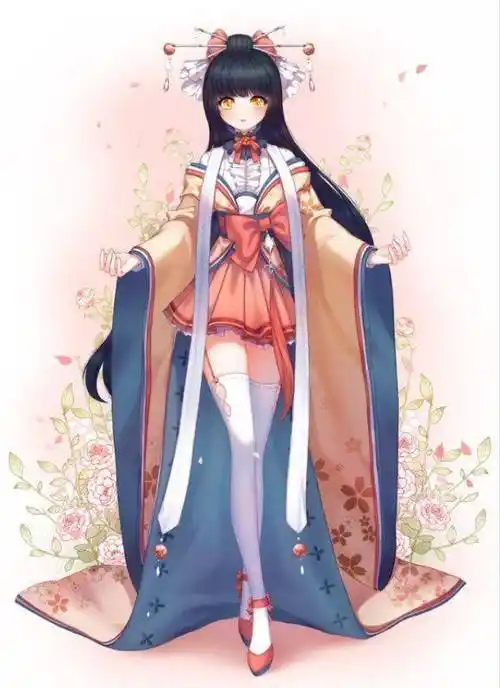 最美古风:唯美 古风美人 全身像