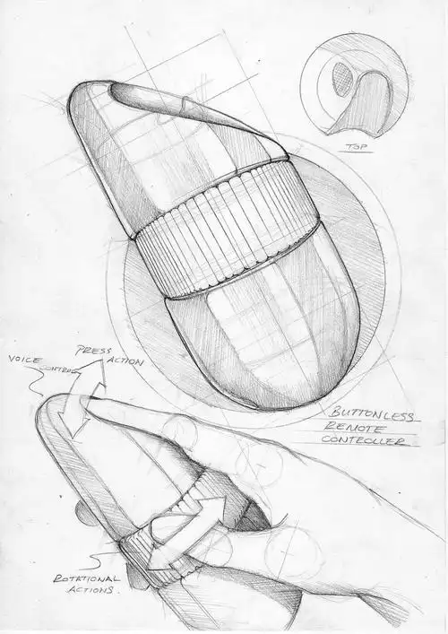 一起来学习吧~线条表现产品设计手稿