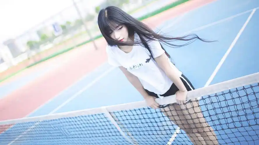 运动装美女女孩清凉写真运动美女图片壁纸