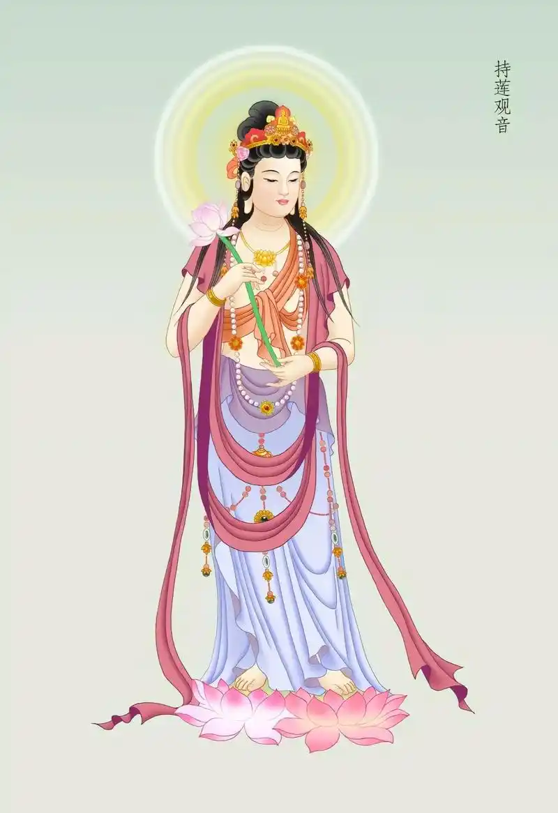 观世音菩萨三十三化身图,见者受益05990599059905 - 抖