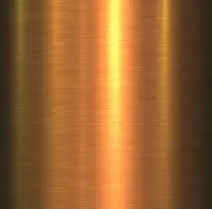 金属纹理金色拉丝金属背景, 矢量插图照片