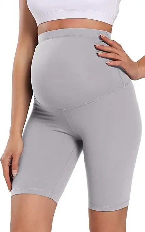 v vocni 孕妇骑行短裤女式运动跑步自行车紧身裤运动锻炼瑜伽散步短裤