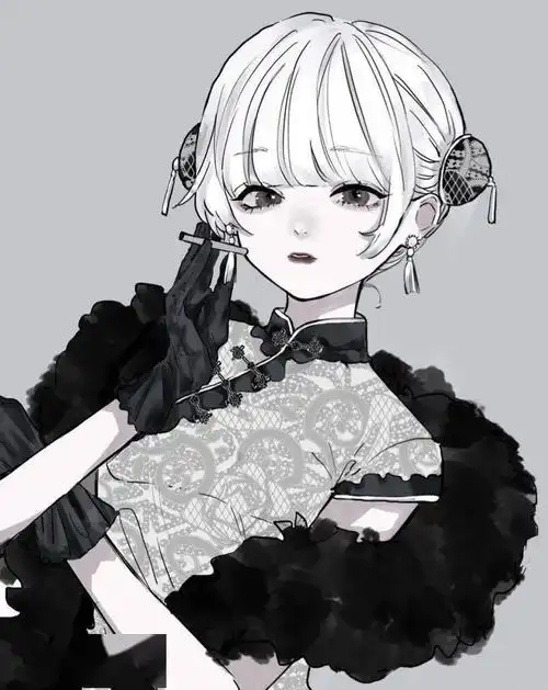 插画壁纸头像暗黑系精致洛丽塔漫画美少女姐妹闺蜜女生最爱