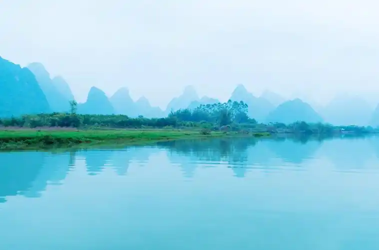 唯美小清新山水风景大图背景2张