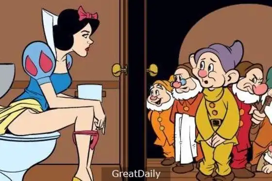 就是难得一见的「公主如厕画面」～迪士尼公主看到都会想毁掉这些照片