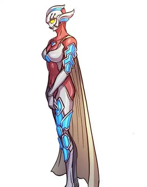 五位女性奥特曼,大家能认出几个,我觉得蓝色的奥特曼很好看_造型_银色