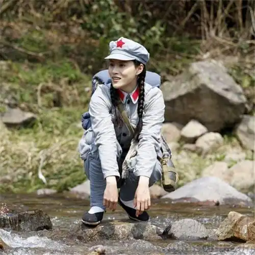 成人儿童老式红军演出服抗战八路军衣服新四军长征红星闪闪表演服