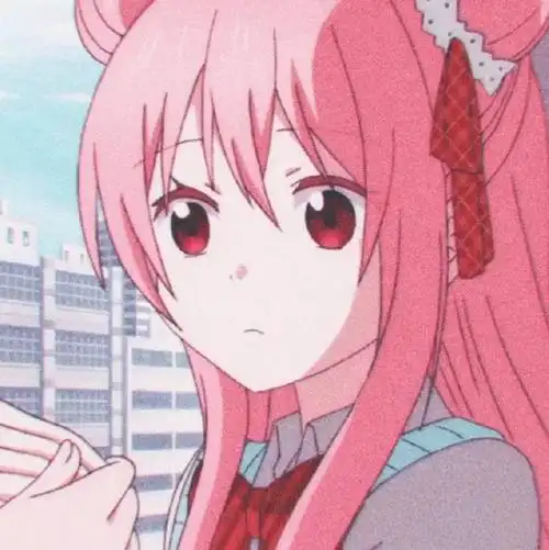粉色头发的松坂砂糖.    #松坂砂糖#|#二次元新鲜事