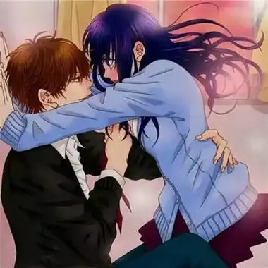 情侣头像壁咚亲吻高清情侣霸气壁咚接吻头像图片