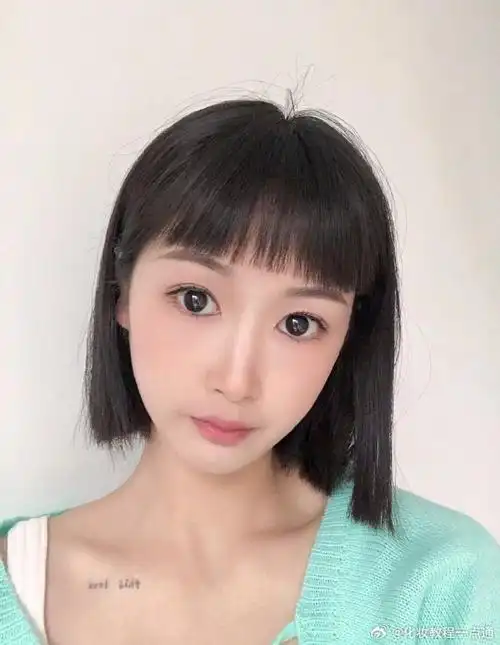 女生发型漫画刘海美女可爱照片美女可爱女士刘海发型图片大全女生刘海