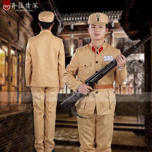 民国军装革命军装国民党士兵服官兵军装起义军舞台话剧演出服装