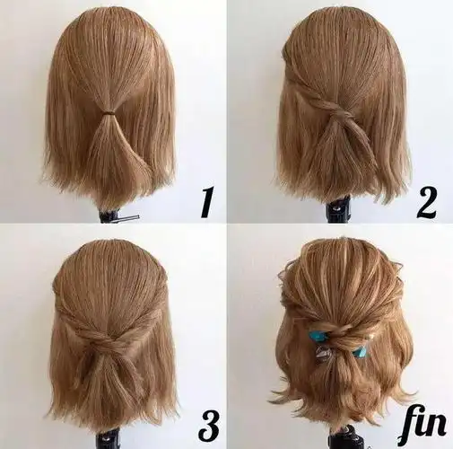 夏天长头发怎么扎好看(波波头短发夏天怎么编扎头发)