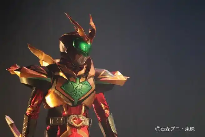 【情報解禁】#假面骑士剑#20周年舞台  假面骑士权杖 帝皇形态登场!