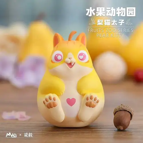 水果动物园-梨猫太子|工业/产品|玩具|透明人梁毅 - 原创作品 - 站酷