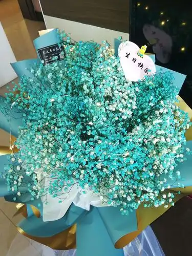 一束满天星不停眨眼睛