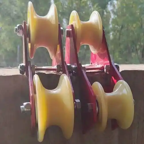 高空作业蜘蛛人专用吊绳安全绳手动滑轮收绳器护绳省力外墙卡墙角