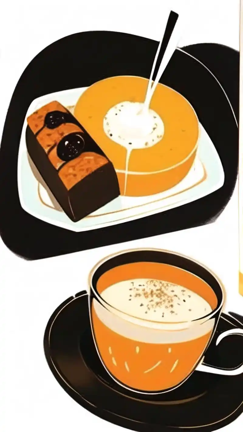 这里有一波超级可爱的奶茶与甜点壁纸,快来装点你的手机屏幕吧!