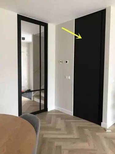 房门不装门套,直接做到顶!看朋友家完工效果,回家就请师傅定制