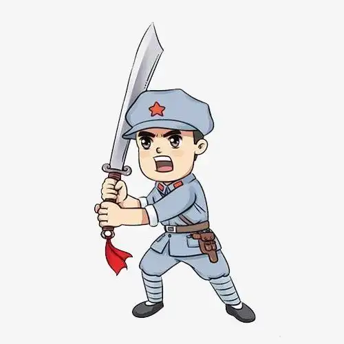 吹号的红军简笔画图片红军战士怎么画红军战士简笔画步骤怎么画红军