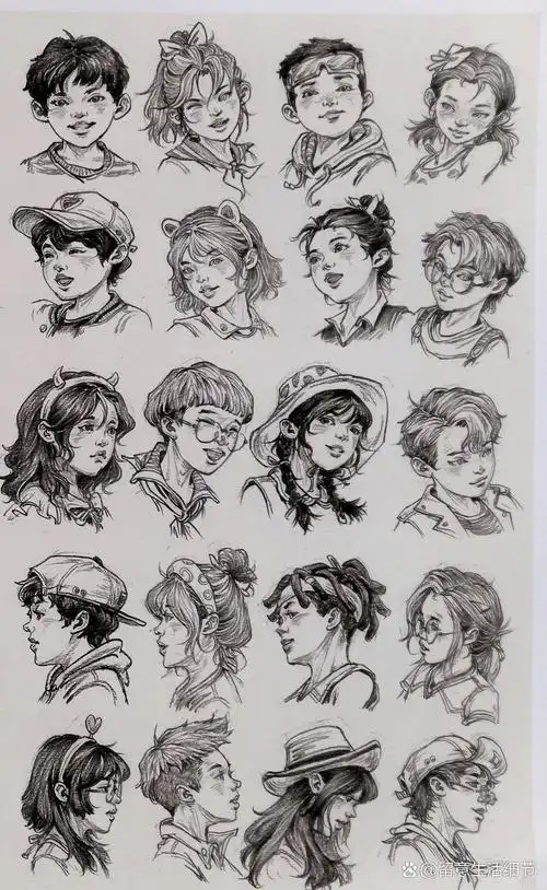 人物头像动态表情 速写动态大合集快收藏