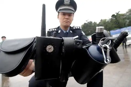 南京民警领到新装备