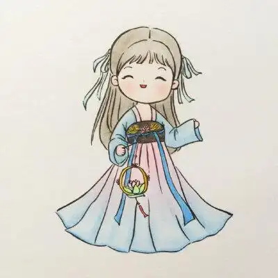 评论  q版可爱女生古装头像手绘古风 0 1 奶酪芝芝  发布到  q版人物