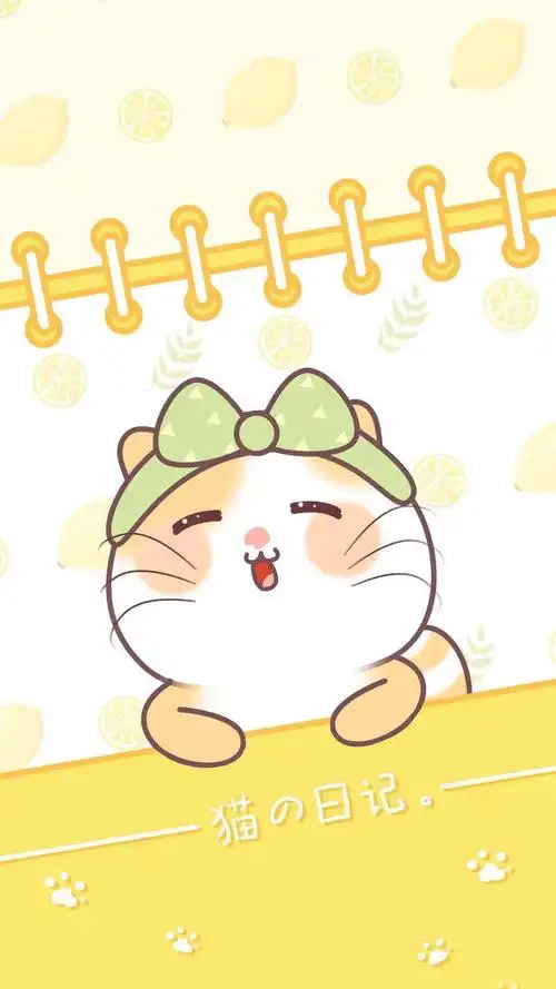 猫咪,卡通,猫咪,卡通,呆萌,淘气,2k,手机壁纸可爱的卡通猫咪