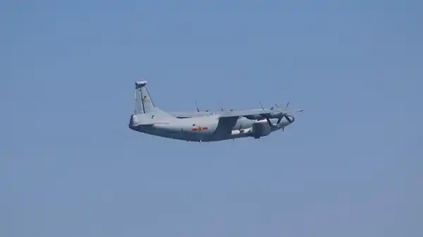 7架解放军军机进入台湾所谓"西南防空识别区".(图片取自台媒)