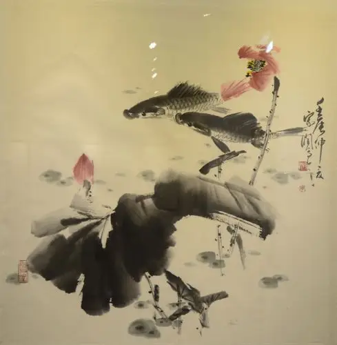 2013年10月李家润花鸟画展在国品堂举办