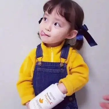 萌娃头像女生可爱萝莉搞怪可爱网红小女孩头像