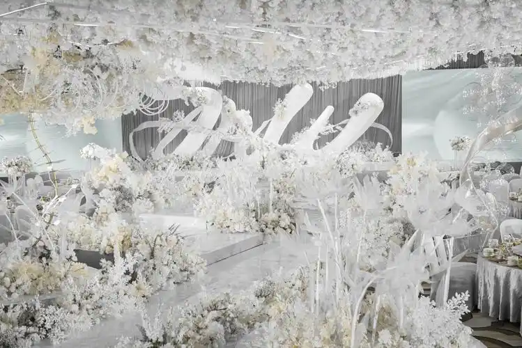 幸福的记录者丨浪漫白色婚礼现场