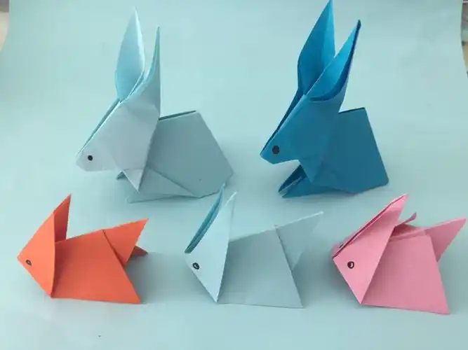 兔子的两种折纸方法折纸兔子大全复杂立体兔子的简单折法儿童手工折纸
